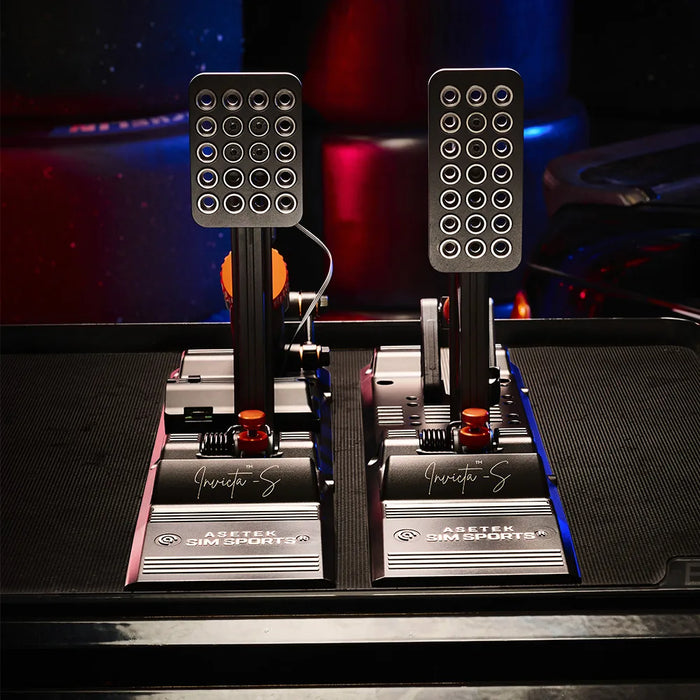 Asetek Racing Invicta S-Series THORP II – hydraulisk pedalset med load cell | MySimShop