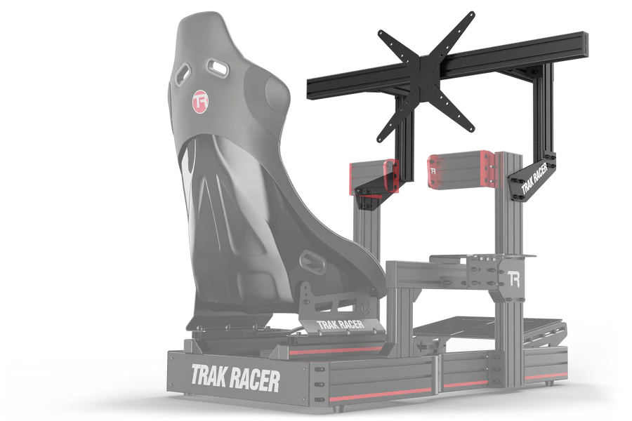 TrakRacer Large Cockpit-Mounted Single Monitor Stand