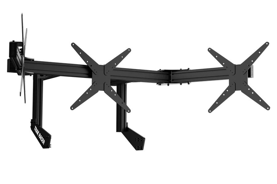 TrakRacer Large Cockpit-Mounted Triple Monitor Mount