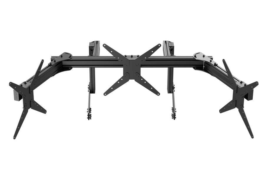 TrakRacer Large Cockpit-Mounted Triple Monitor Mount