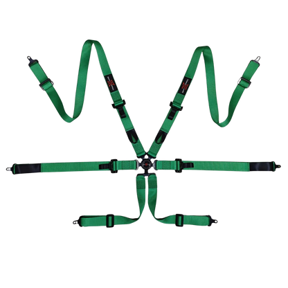 SimXPro sædesele med justerbare stropper og polstring, designet til racing- eller flysimulatorer.