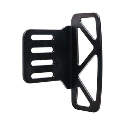 Asetek Racing universal pedal- og fodhvile til racingspil, sort med justerbar placering og ergonomisk design.