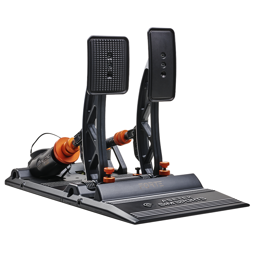 Asetek Simsports Forte® Sim Racing Pedals Brake & Accelerator