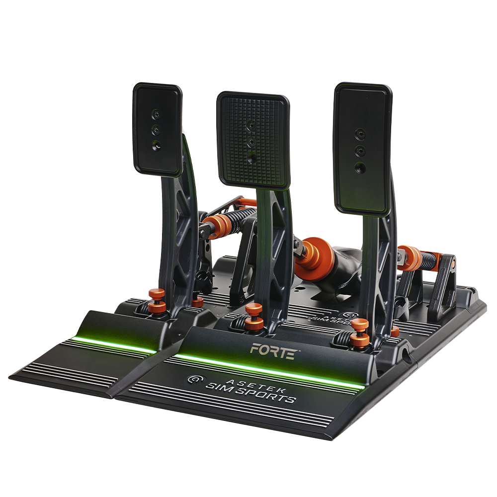 Asetek Simsports Forte® Sim Racing Pedals Brake & Accelerator