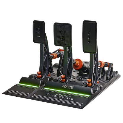 Asetek Simsports Forte® Sim Racing Pedals Brake & Accelerator