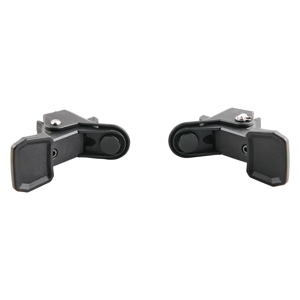 Asetek Racing magnetiske input-pedaler til rat, med sort finish og justerbare funktioner til sim-racing.