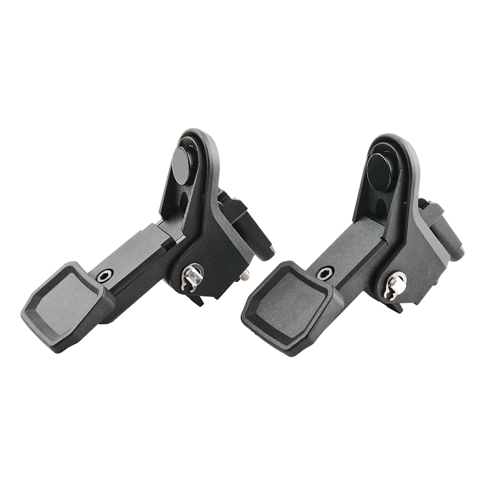 Asetek Racing magnetiske input-pedaler til rat, med sort design og monteringsdele, til simracing-tilbehør.