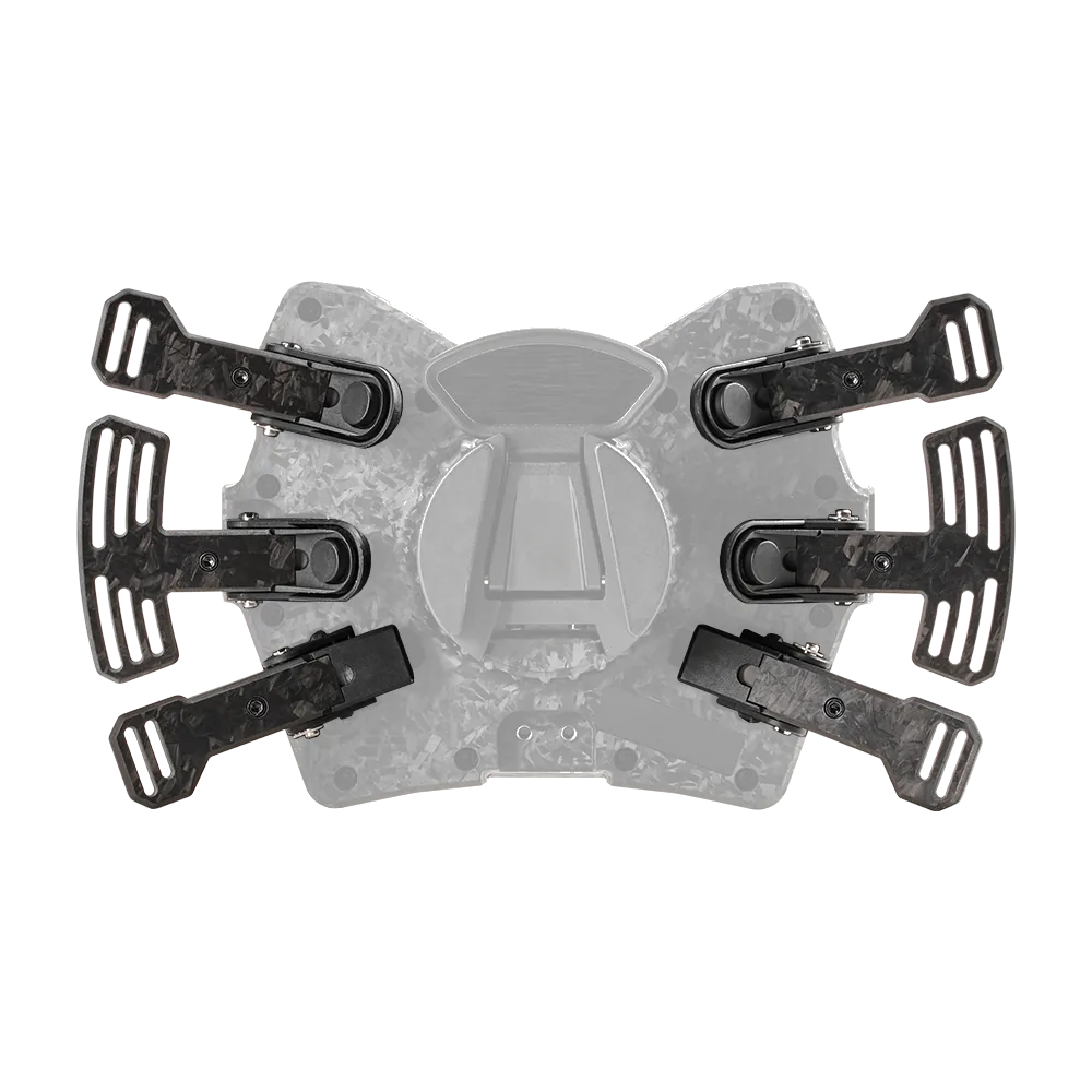 Asetek Racing Carbon Paddles Kit til bilrattet, letvægts carbondesign, til racerkøretøj, uden baggrund, til racing accessories