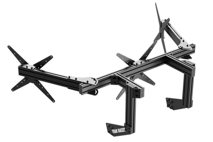 TrakRacer Large Cockpit-Mounted Triple Monitor Mount