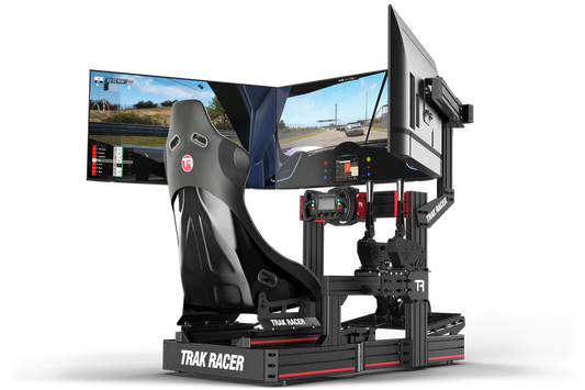 TrakRacer Large Cockpit-Mounted Triple Monitor Mount