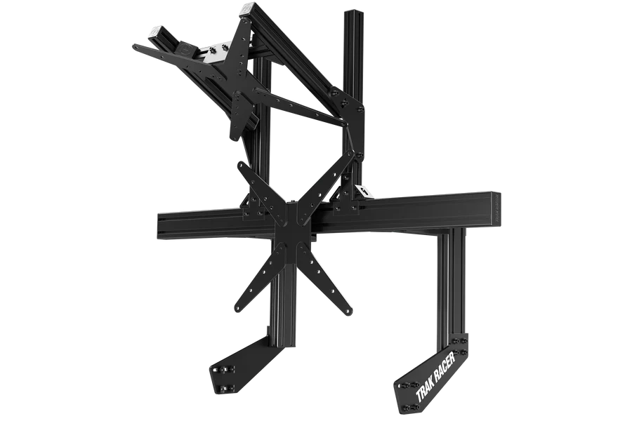 TrakRacer Large Cockpit-Mounted Dual Monitor Stand