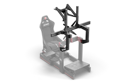 TrakRacer Large Cockpit-Mounted Dual Monitor Stand
