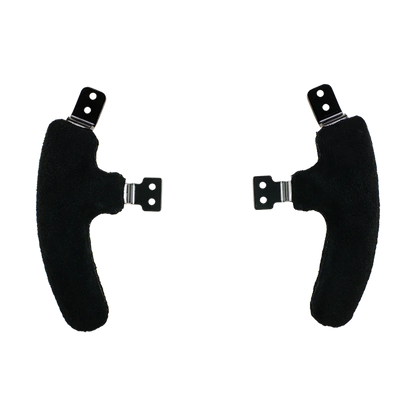 Asetek Racing Formel racerhåndtag i suede til rat, ergonomisk design til bilkørsel.