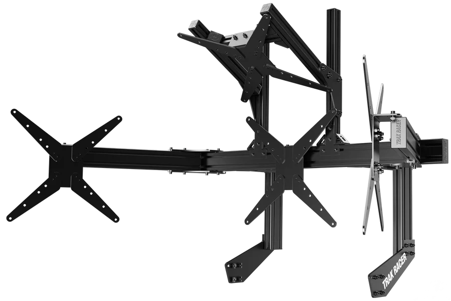 TrakRacer Large Cockpit-Mounted Quad Monitor Stand