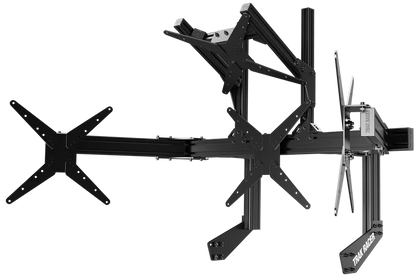 TrakRacer Large Cockpit-Mounted Quad Monitor Stand