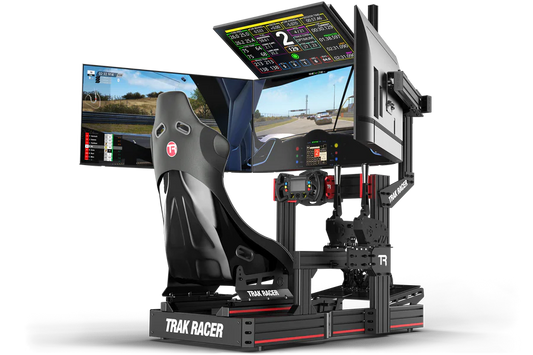 TrakRacer Large Cockpit-Mounted Quad Monitor Stand