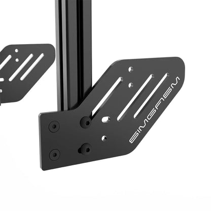 Close-up of the Core double stand's slotted SIMGASM mounting bracket