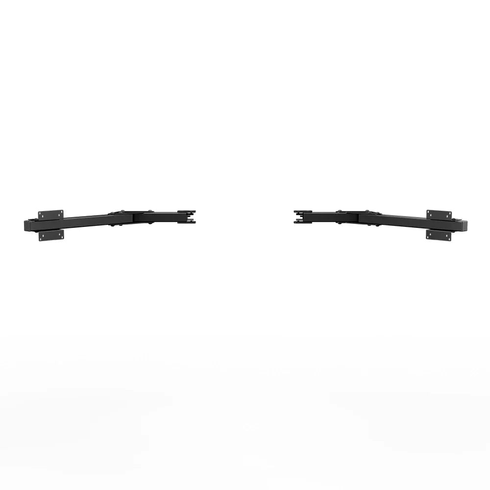 Straight-on view of the SIMGASM Core side-arm pair showing the curved extension sections