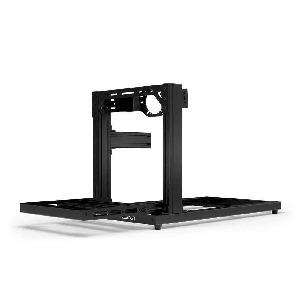 SIMGASM Hobby cockpit i sort med Front Mount, set forfra