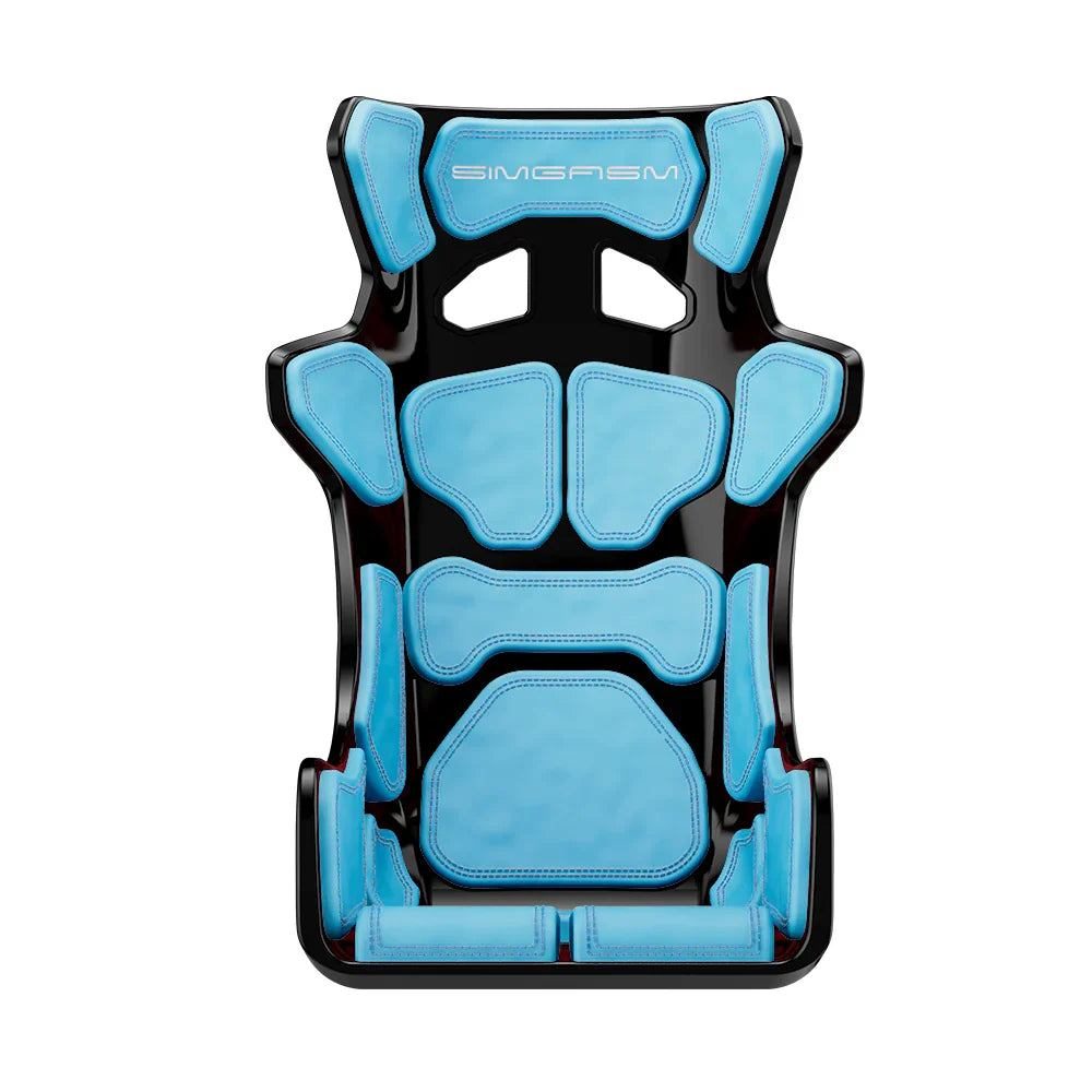 SIMGASM | Sim Racing Seat Atlas Gran Turismo - Black - Blue